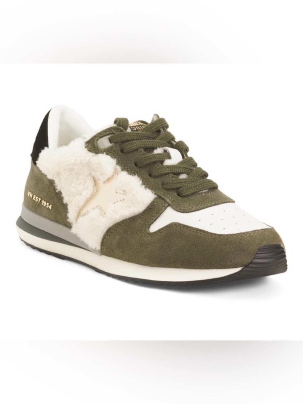 Vintage Havana Rock Shearling & Suede Shearling Star Sneaker